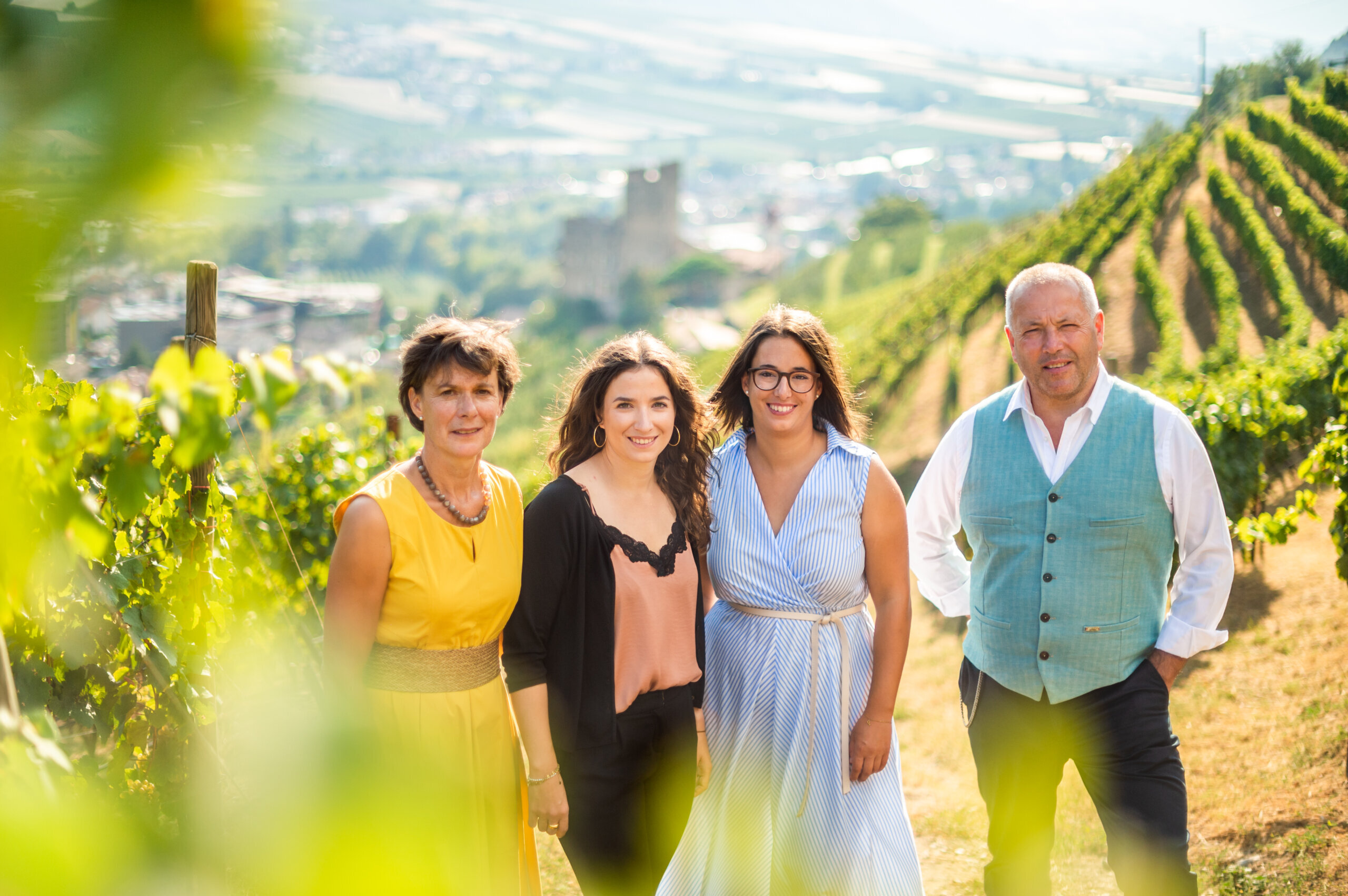 The Pratzner family of Falkenstein Winery makers wine 